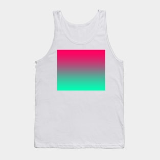 Fade Pink To Blue Gradient Tank Top